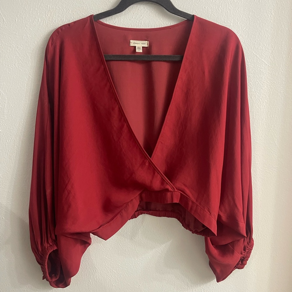 Urban Outfitters | Silent Noise | Red Crop Top
